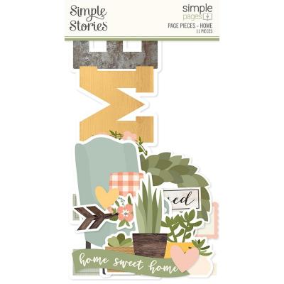 Simple Stories Simple Pages Pieces Die Cuts - Home